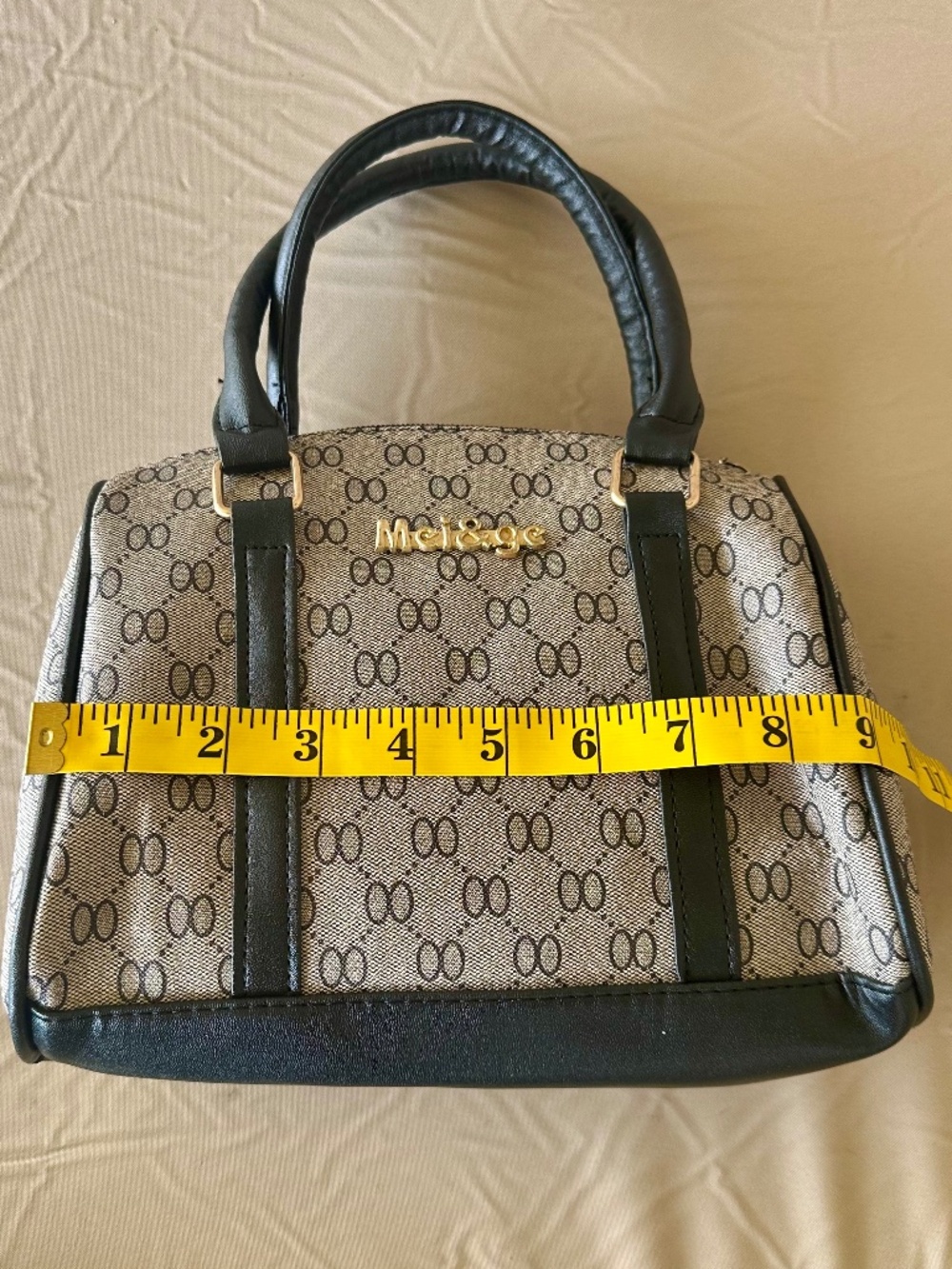 Mei & Ge (3 Piece Set) Satchel Handbag with Matching Wallet and Key Holder - Picture 12 of 14